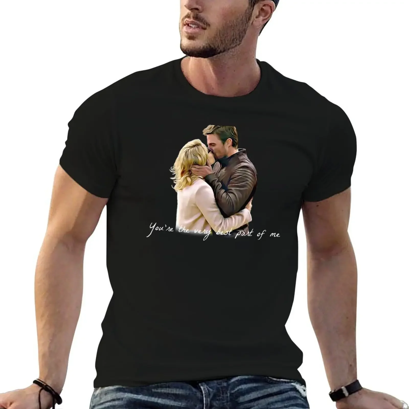 Olicity Wedding Vows - You're The Very Best Part Of Me T-Shirt summer tops oversized t shirt men t shirt