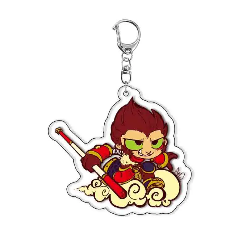 Anime Black Myth Wukong Cartoons Games Cosplay Acrylic Pendant Keyring Xmas Gift Prop