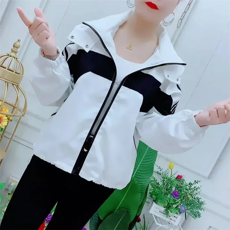 Losse 2025, korte, casual Koreaanse versie van het lente- en herfstcapuchon, bijpassende nieuwe jas, honkbaljas