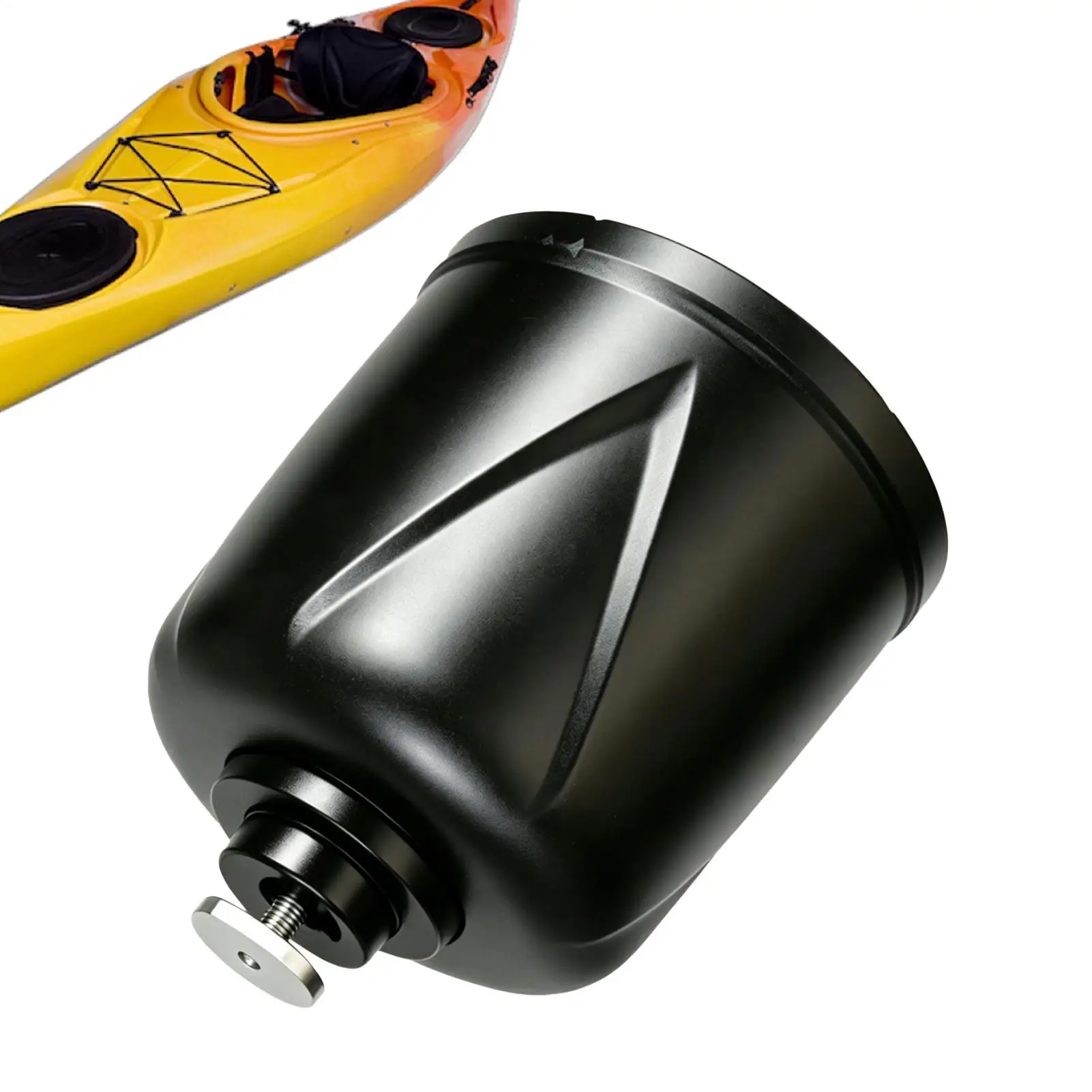 Kayak Cup Holder Track Mount Anti-Slip Large Capacity Kayak Cup Phone Mount Storage Rack Holds Snacks Glasses Keys Wallets