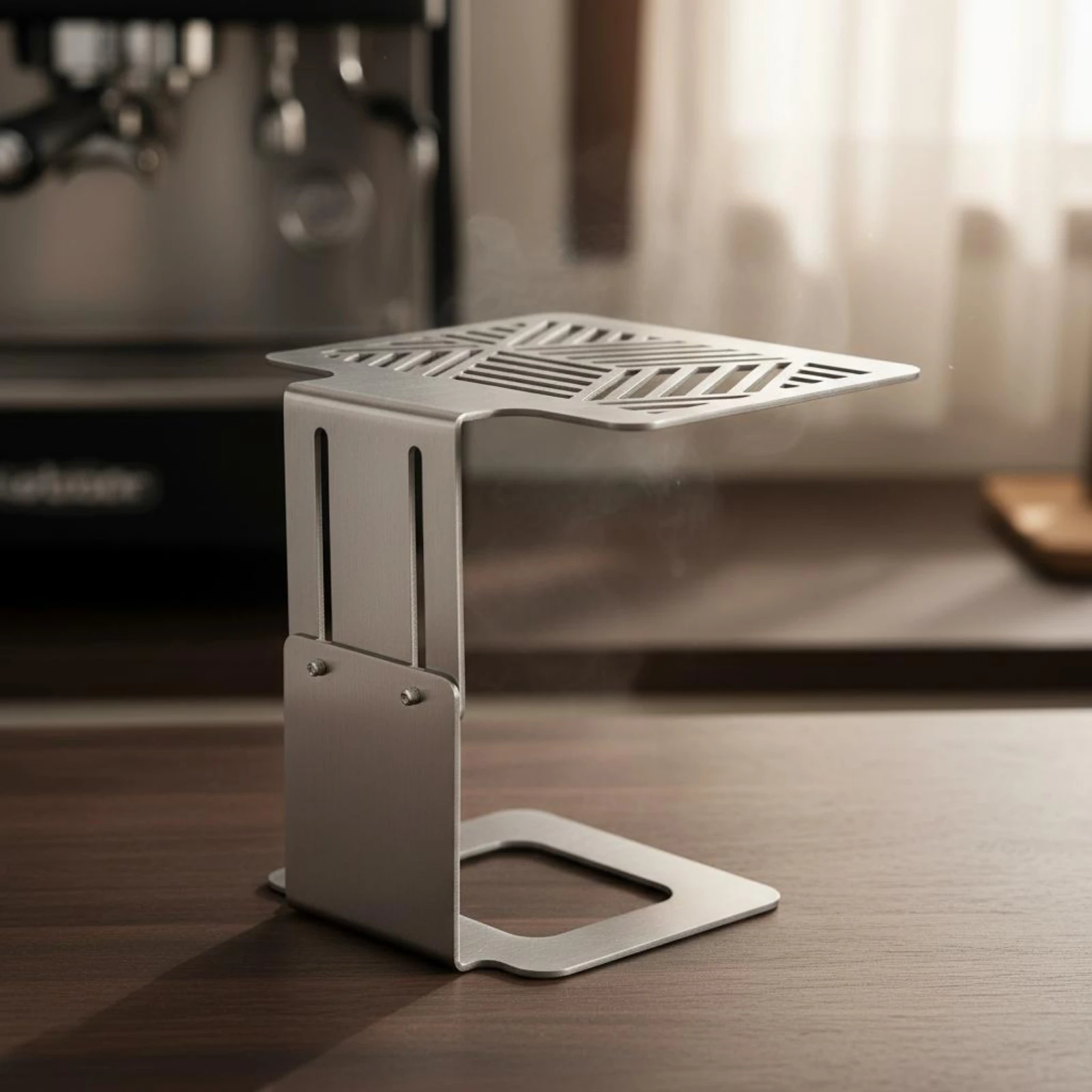 Adjustable Coffee Scale Stand Stable Support Stainless Steel Espresso Stand Coffee Weighing Rack Easy to Clean for Cafe Owners - view 2