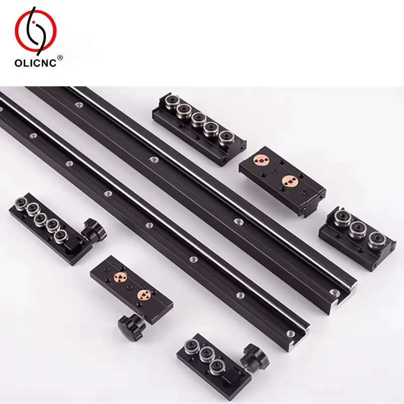 SGR20 500mm/1000mm Linear Guide Rail SGB15-SGB10 Slide Bearing Block Guideways Rod Set for Engraving Machine CNC Aluminum Parts