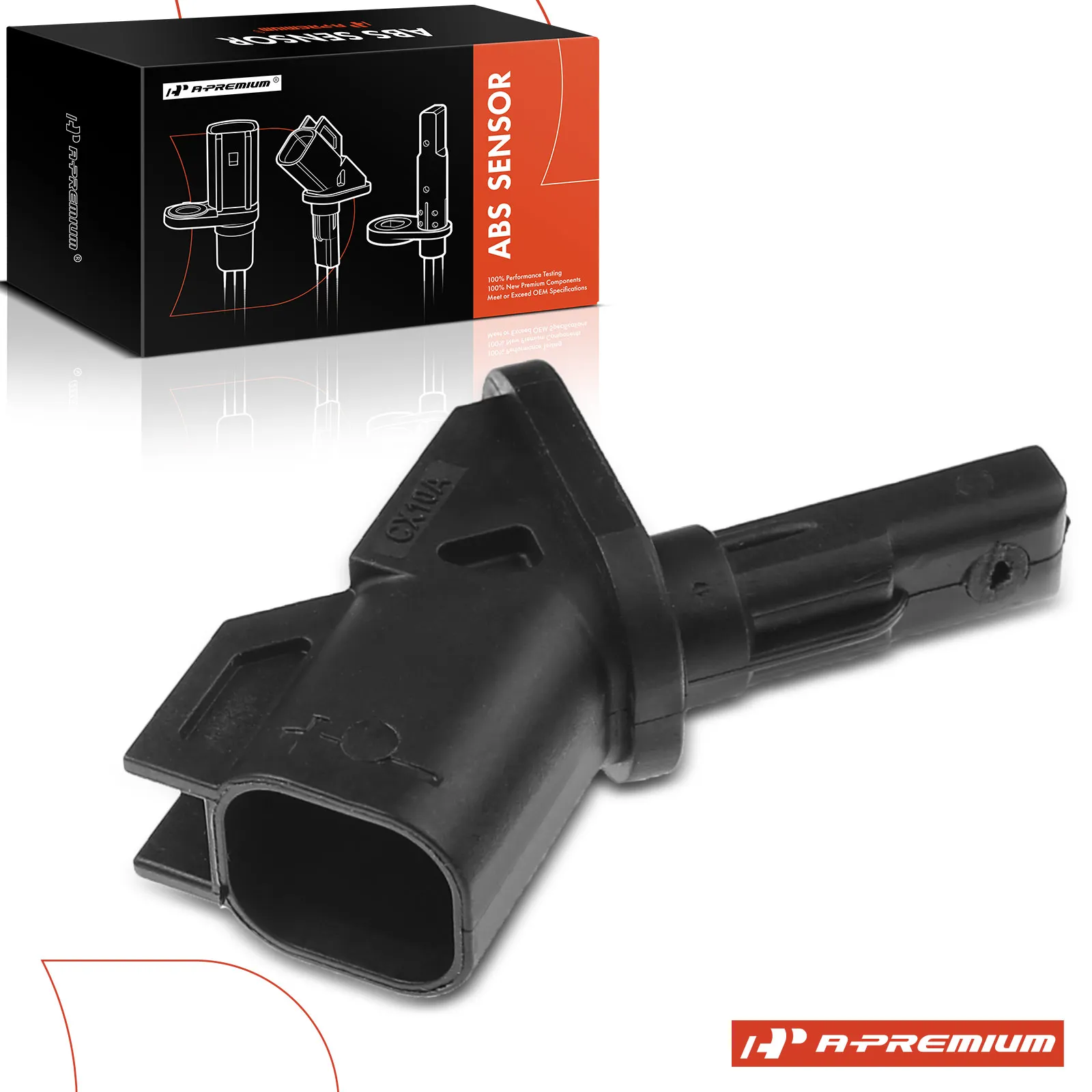 A-Premium Front Driver or Passenger Side ABS Wheel Speed Sensor for Ford Transit Connect 2014-2019