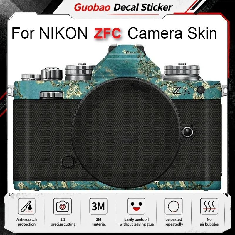 Für NIKON ZFC Kamera Aufkleber Schutzfolie Vinyl-Wickelfolie Kratzschutz Beschichtung Z FC Z-FC