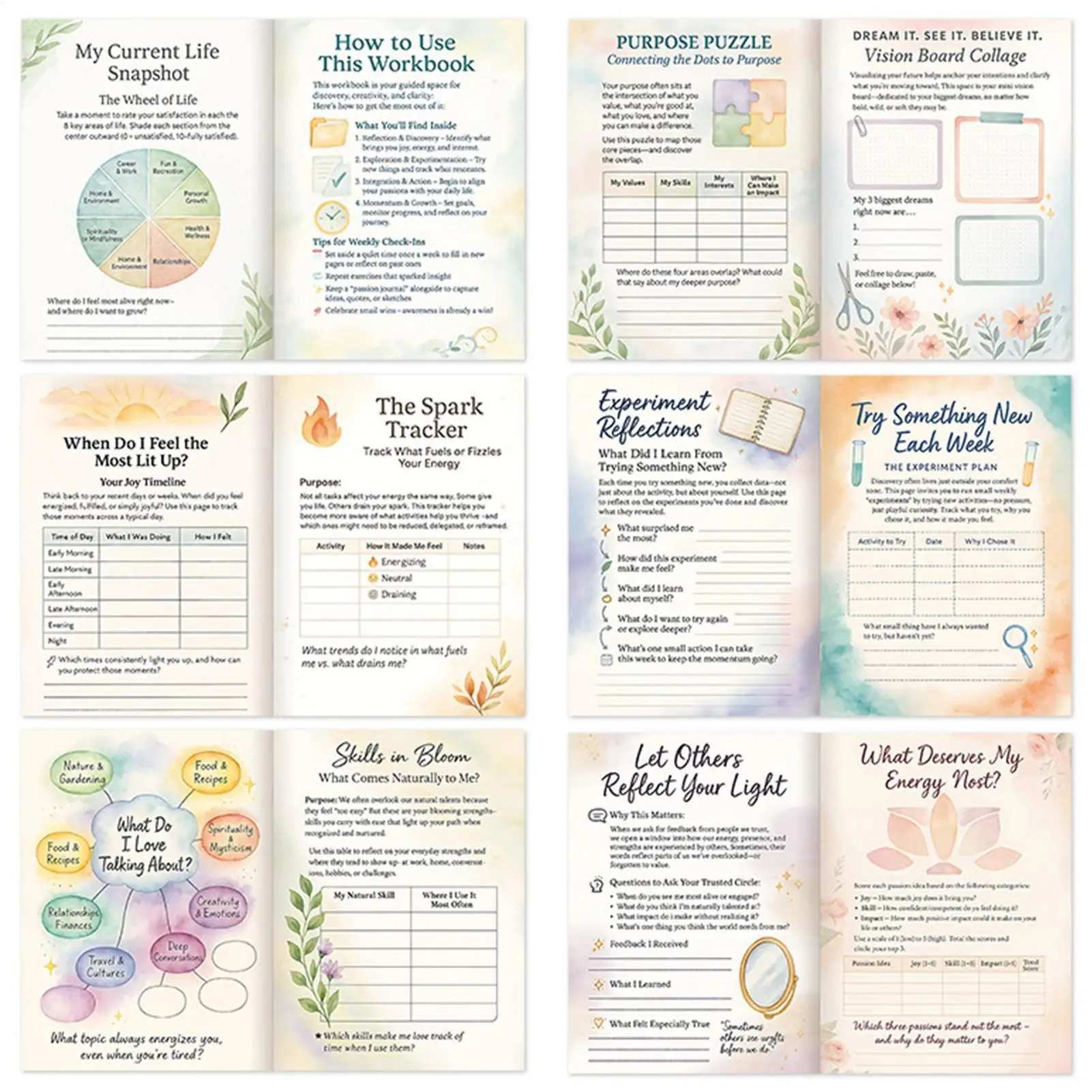 Positivity Planner Record Book Paper Tracking Notebook Life Organization Book For Men Teacher Friend Family