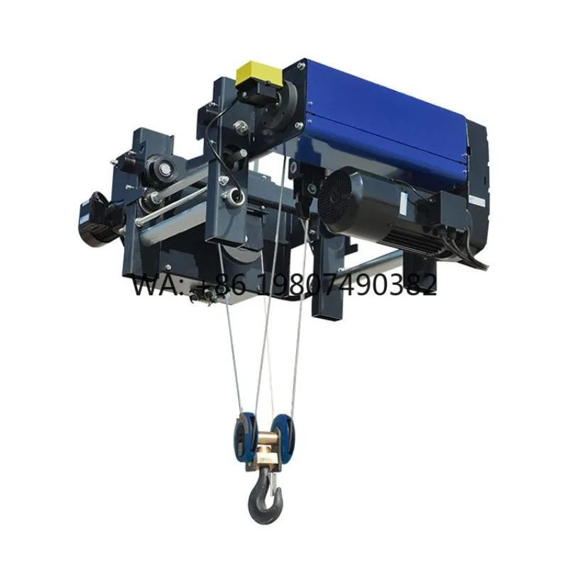 European Style Electric Wire Rope Hoist 2-6.2 Ton Durable Heavy Lifting Gear For Manufacturing And Workshop Works