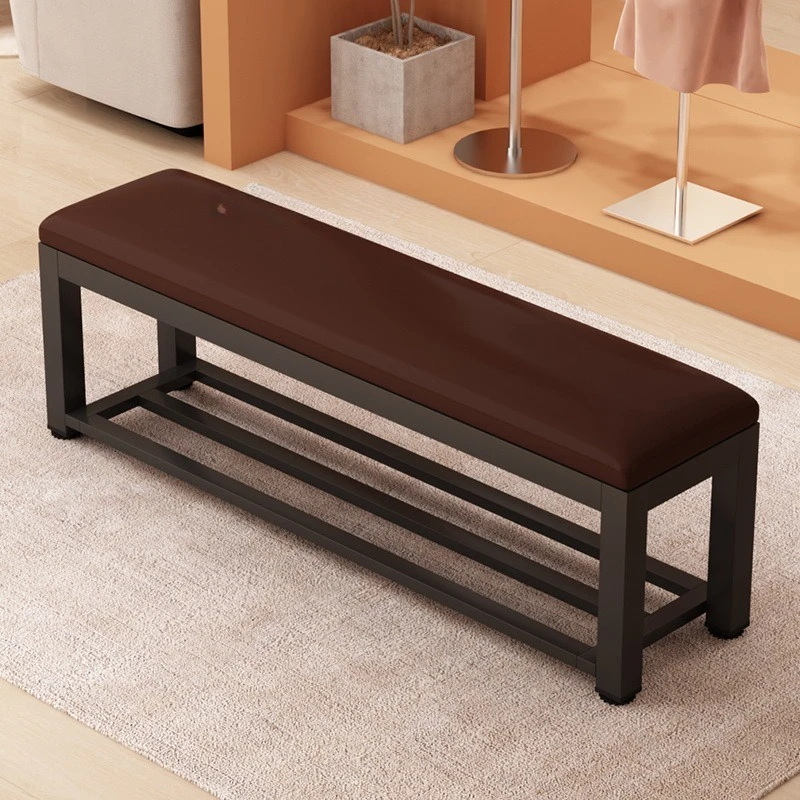Long stool, soft bag, bathroom stool, resting stool, dance room, shoe change door household long sofa bench