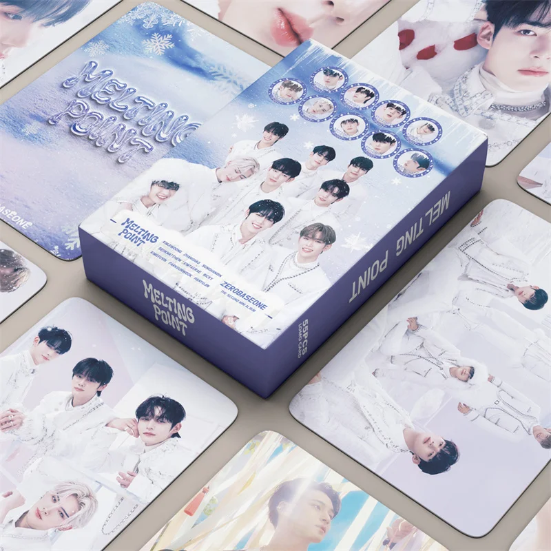 Imagem -06 - Álbum de Estreia Dia Kpop Zb1 Zerobaseone Meling Point Lomo Card Henryyang Ricky Cheng Han Bin Pequeno Cartão Postal 55 Pcs