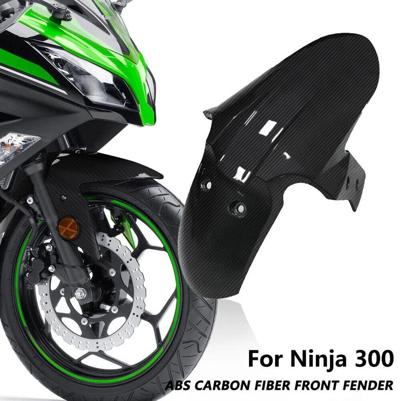 Motorcycle Front Fender Mudguard Fairing Splash Dust Guard For Kawasaki Ninja300 Ninja 300 Z250 Z300 2013-2017