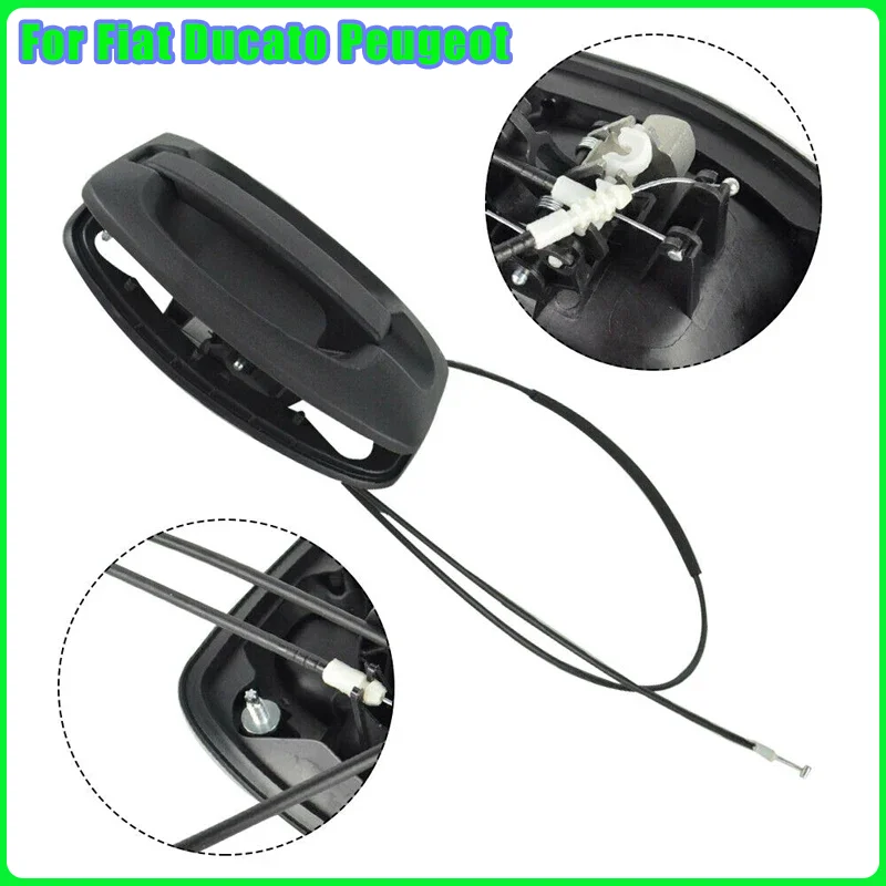 

735426421 для Fiat Ducato Peugeot Boxer Citroen Relay III задняя боковая ручка раздвижной двери с комплектом жгутов проводов