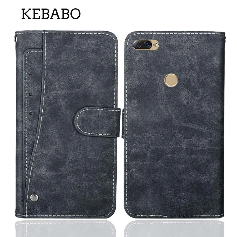 Leather Wallet For Lenovo K5 K350t Note 2018 Case Flip Luxury Card Slots Cover Phone Protective Book Style Bags