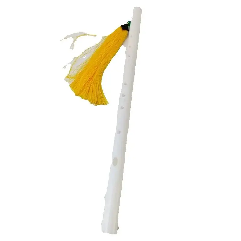 

Natural White Jade Chinese Flute - Crisp Beginner Music Instrument