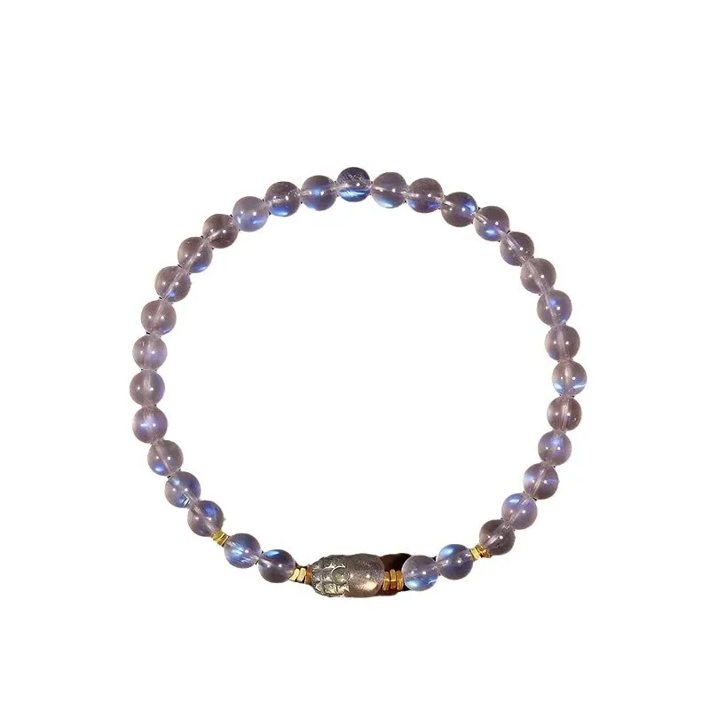 2026 New Style Moonstone Pixiu Bracelet Labradorite Blue Light Pixiu Jewelry Festival Gift for Women Friends