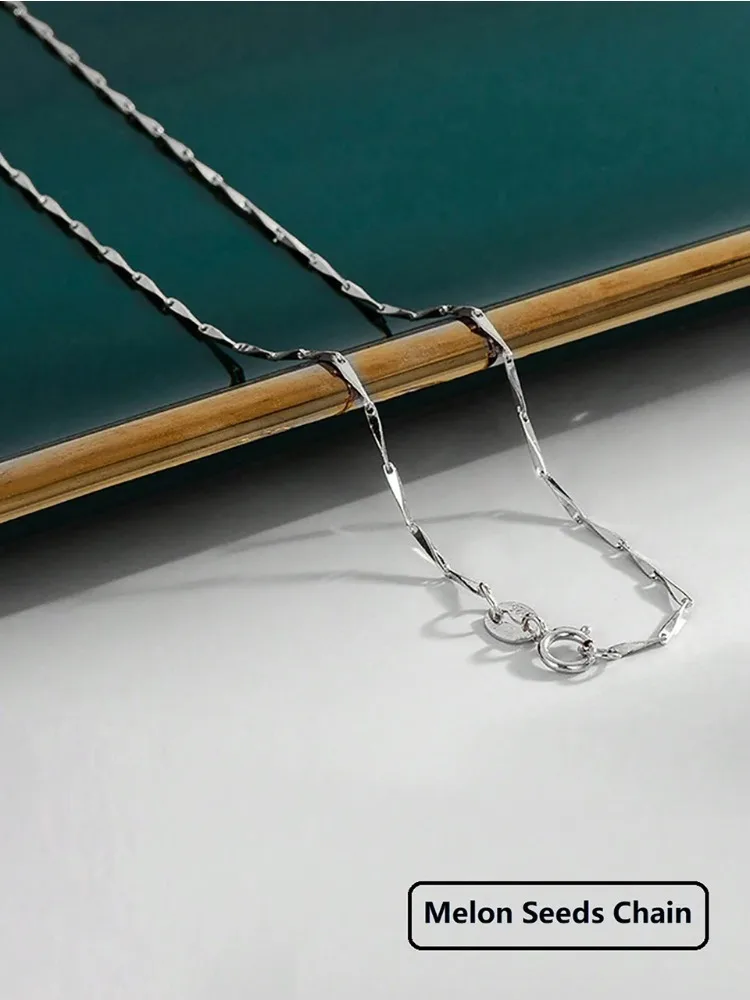 925 Sterling Silber Minimalistische 40cm 45cm Damen Einfache Halskette für Frauen Halskette Geschenke Mode Hochwertige Feine Schmuckstücke – Detail 17