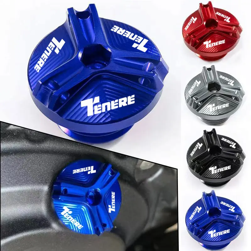 For YAMAHA TENERE 700 Tenere700 XTZ 700  tenere1200 Tenere 1200 Motorcycle Engine Oil Filter Cup Plug Cover Screw Accessories