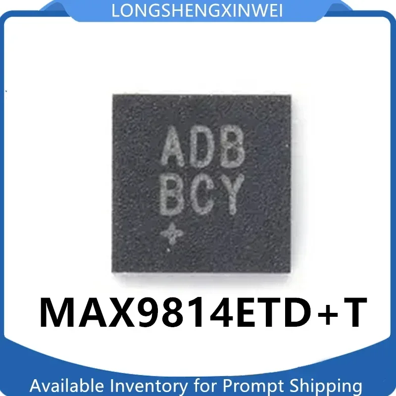 1PCS MAX9814ETD+T MAX9814ETD ADB TDFN-14 NEW Audio Power Amplifier IC Chip
