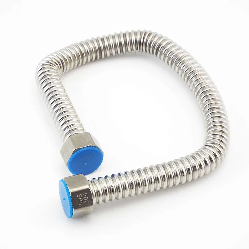 

40cm 304 Stainless Steel Basin Toilet Water Weaved 1/2" Plumbing Hose Bathroom Heater Connect Corrugated Pipes Wrench Plumbing