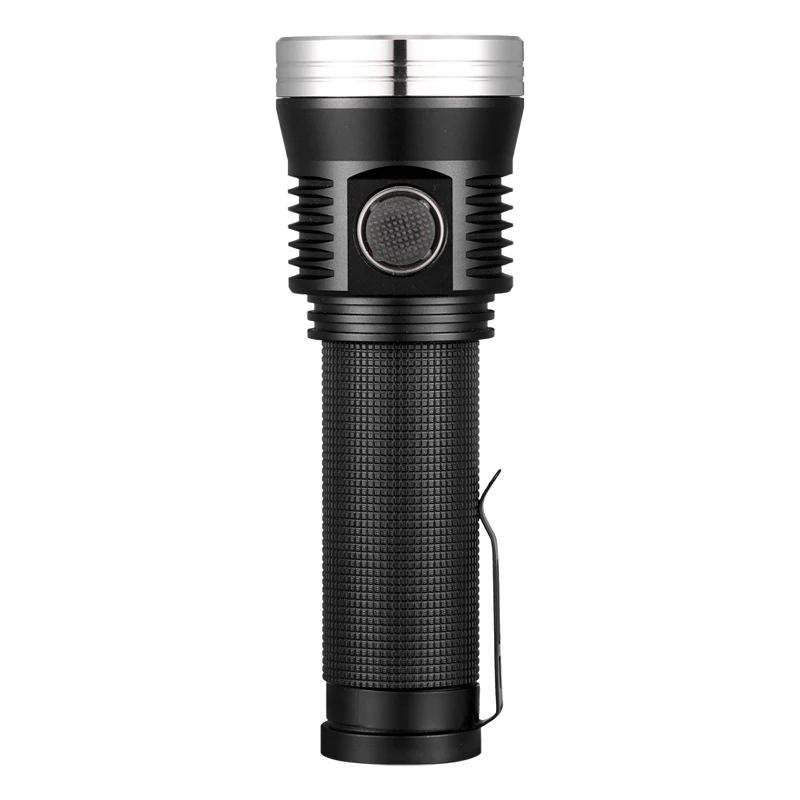 High Strong Powerful Flashlight 6000LM 750m Range Lantern Type-C USB Charging Torch Camping Fishing Hiking LED Zoom Flashlight