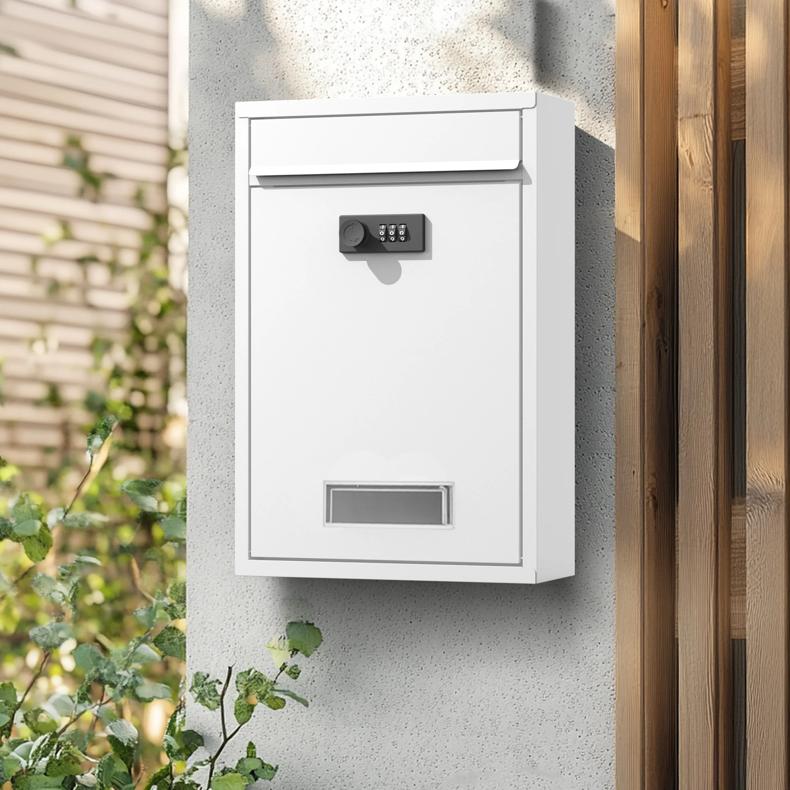 

Почтовый ящик Настенный открытый принциповый класс Семейный замок Creative