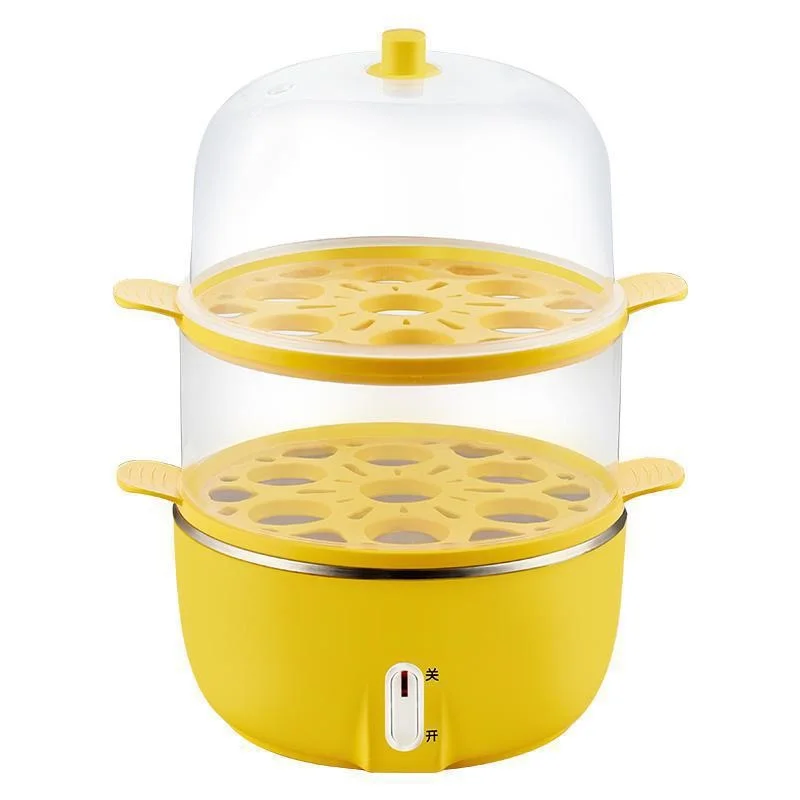 220V Electric Egg Cooker 1 Layer/2 Layers Available Egg Boiler Food Steamer Multi Cooker For Breakfast