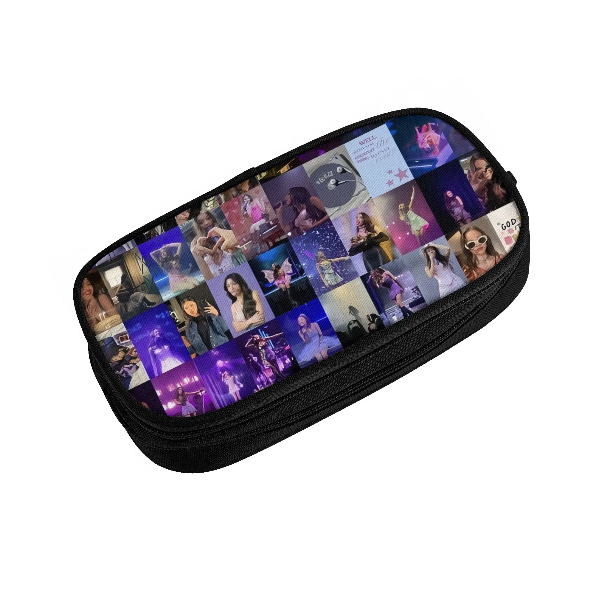 O-Olivias World Tour G-Gutss Pencil Cases Boy Girl Large Capacity American Singer Songwriters Pencil Pouch Students Stationery
