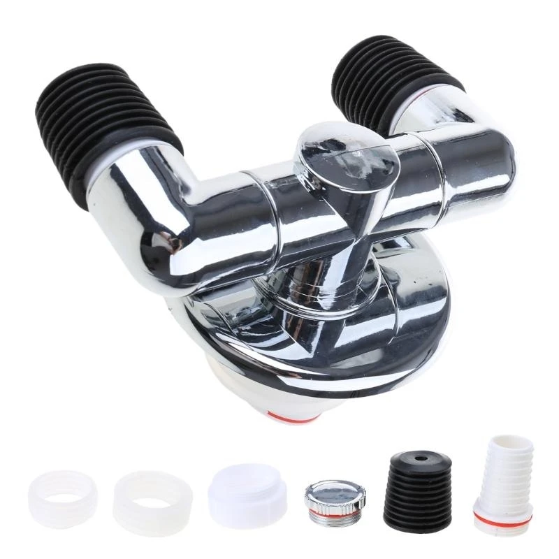 

Washing Machine Floor Drain Adapter AntiOverflow Deodorant Joint Universal Sewer Pipe Connector Easily to Install