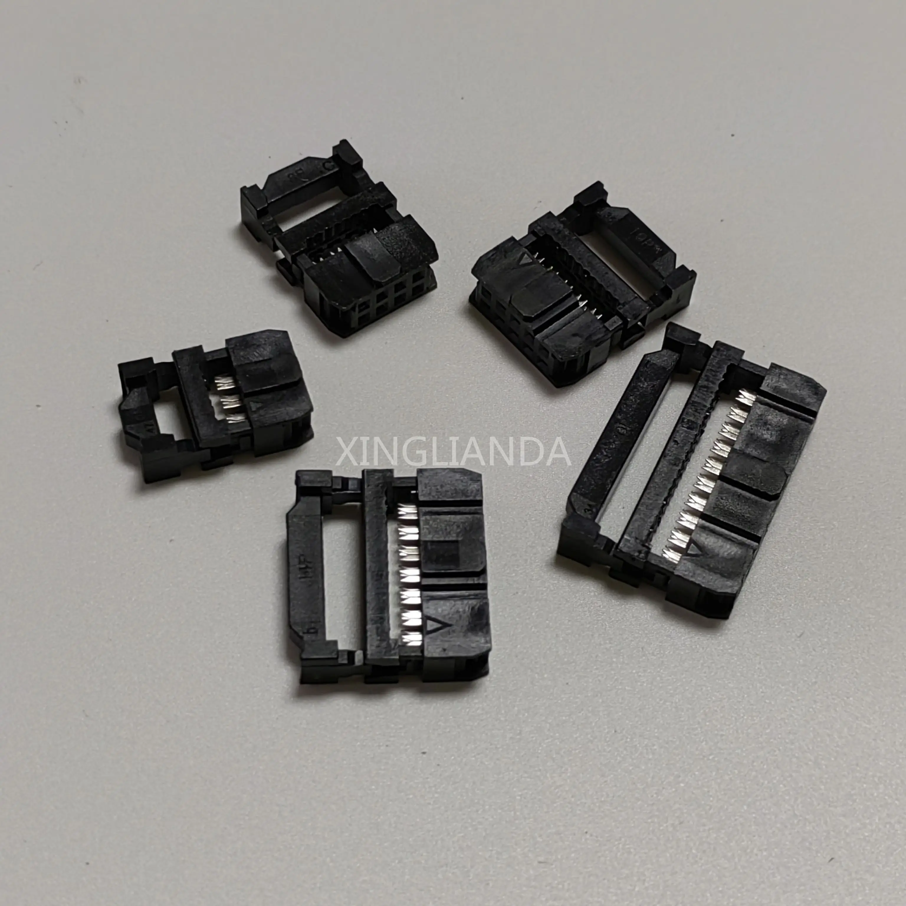 FC-6/8/10/14/16/20/26/34/40/50P IDC 2x3/4/5/7/8/10/13/17/20/25 Pin Dual Row Pitch 2.54mm IDC Connector Cable Socket