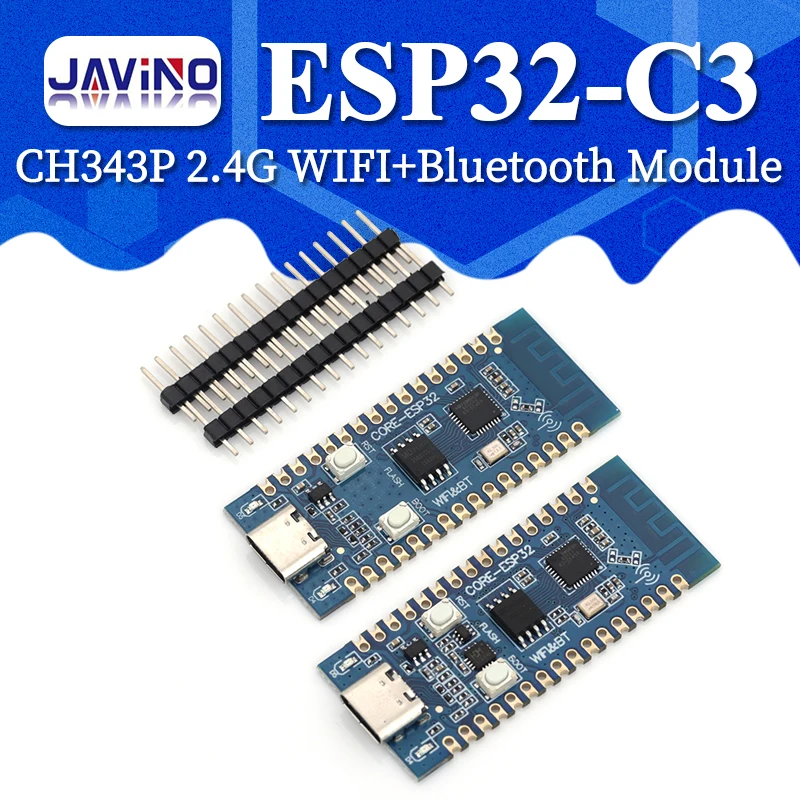 ESP32-C3 Core Board Development Board 2.4G WIFI Bluetooth-compatible Module CH343P 32Pin for Verifying ESP32C3 Chip Function