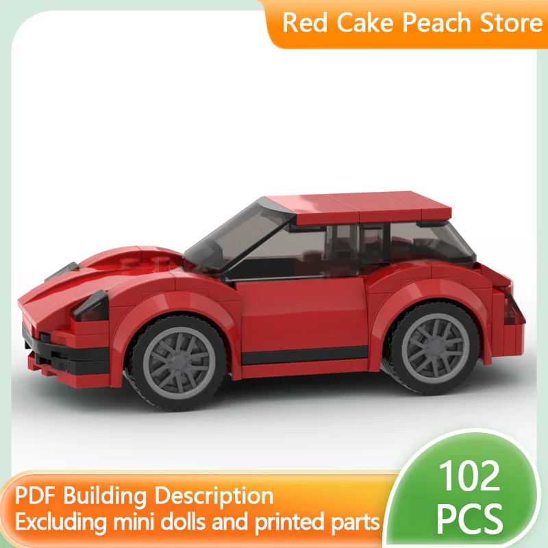 

City Car Model MOC Building Bricks Beetle Compact Sedan Modular Technology Children Holiday Gifts Assemble Toys Suit