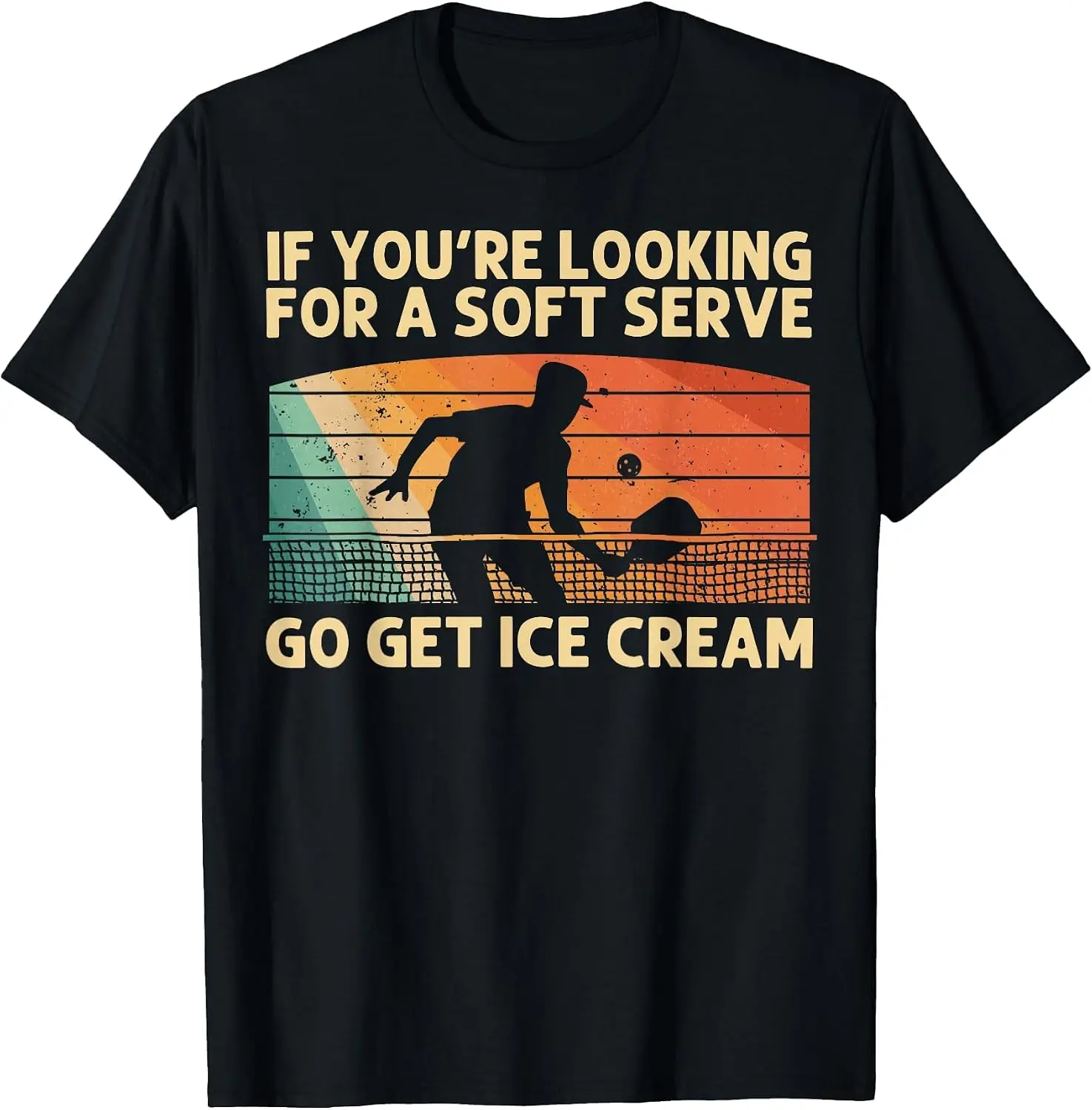 Art For Men Women Pickleball Player Pickle Ball T-Shirt Breathable, Quick-Drying, Fun Pure Cotton Short-Sleeve Shirt