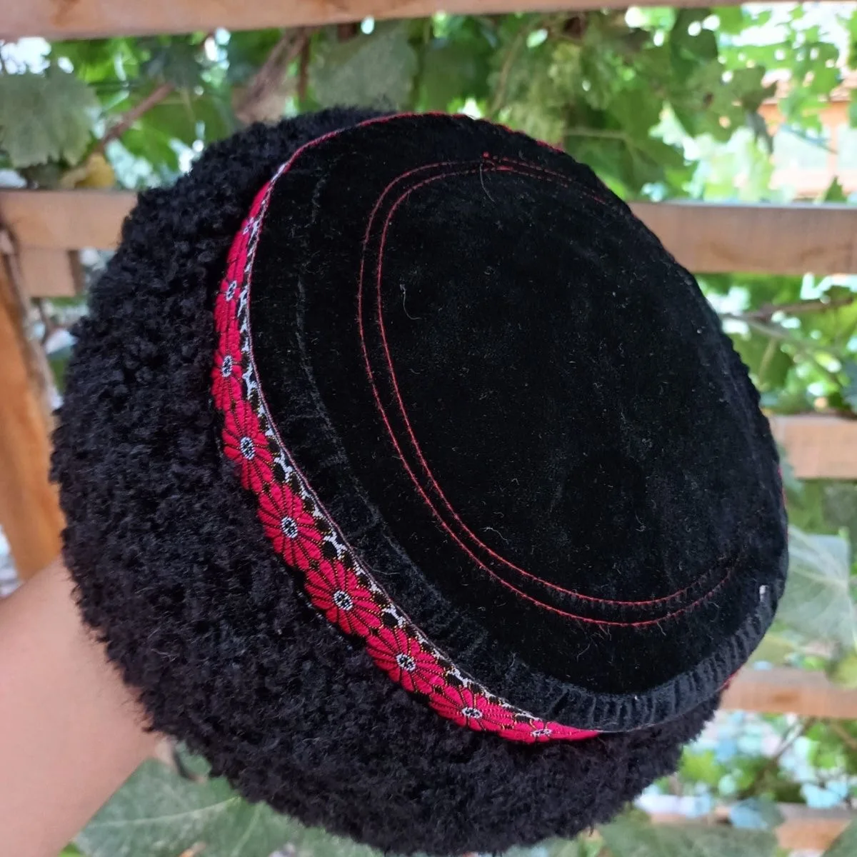 タジキスタン民族男性用帽子ダンスパフォーマンスステージ小道具ナショナルスタイル春秋冬ユニセックスストライプ柄キャップ