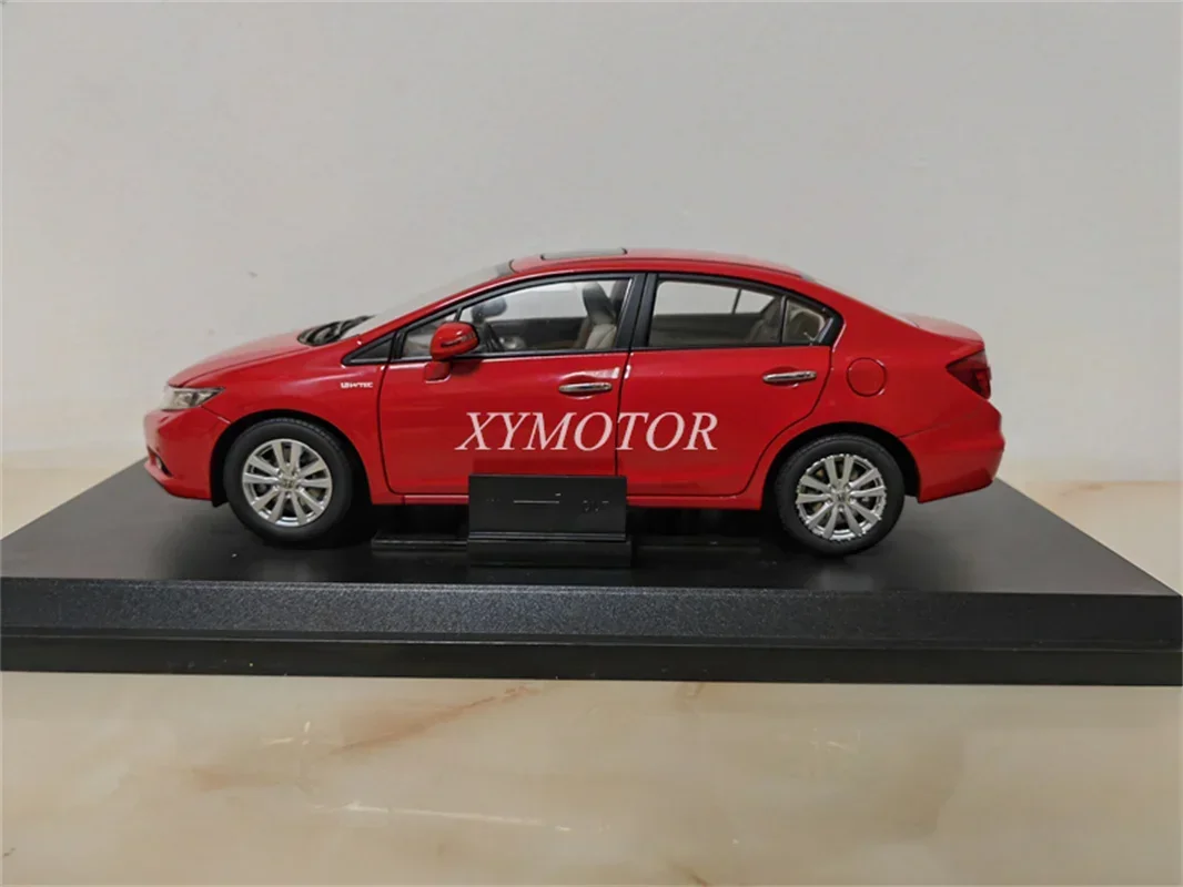 1/18 For Honda CIVIC 9th generation Diecast Metal Model Car Hobby Toys Gifts Red Display Collection Ornaments