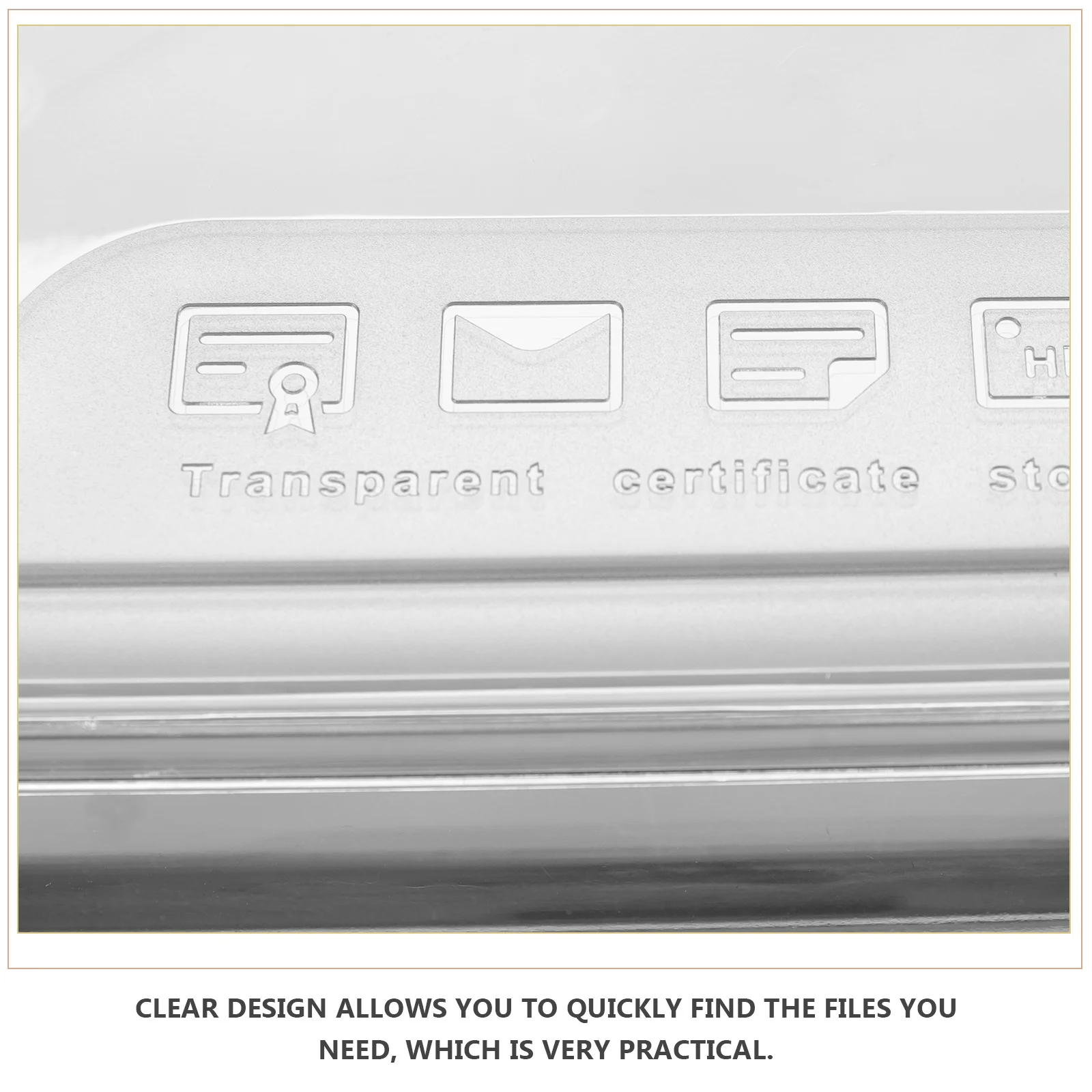 صندوق ملفات شفاف قابل للتكديس منظم تخزين المستندات للمنزل والمكتب صندوق مجلد الملفات صناديق المستندات مع غطاء