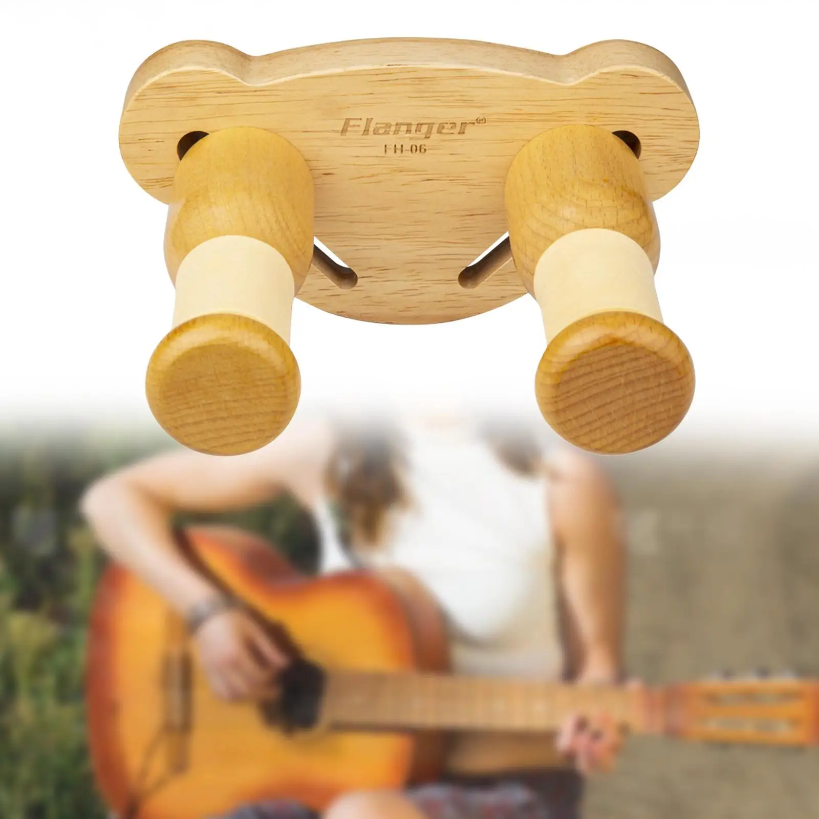 

Guitar Wall Mount Hanger for Musical Instrument Guitar Men Music Lovers