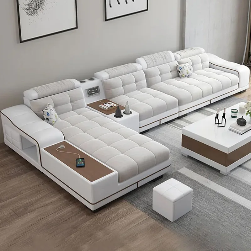 

New nanotechnology fabric sofa living room simple modern small