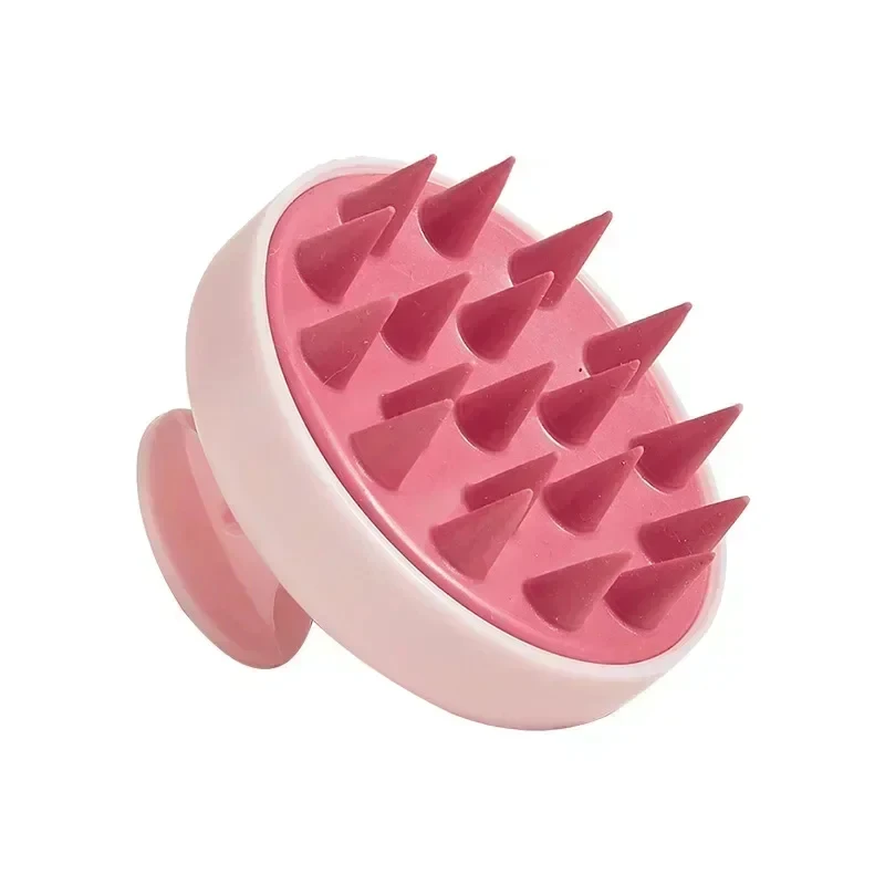 Cepillo de Silicona Suave para Masaje del Cuero Cabelludo, Antideslizante, para Lavar el Cabello, Herramienta de Masaje Corporal para Ducha