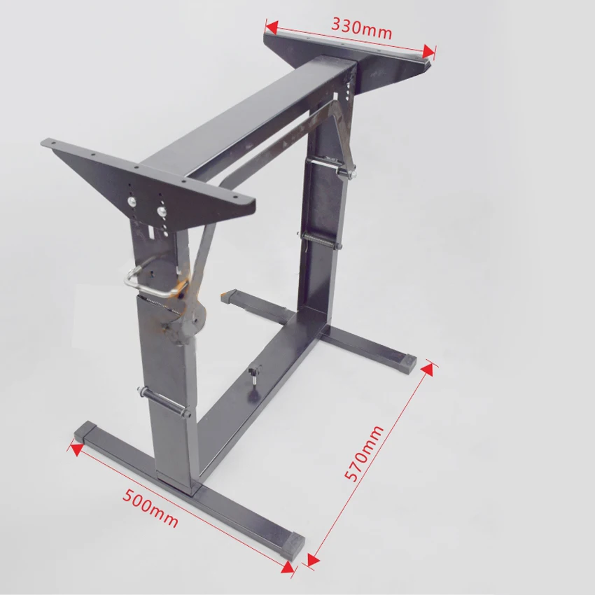 RV Folding Dining Table Stand Hot Rolled Steel Furniture Hardware Table Leg Lifting height 660- 700mm,Drop height 300- 340mm