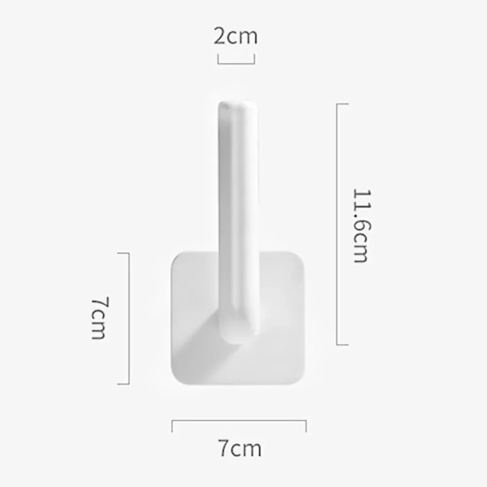 حامل مناديل ورقية ذاتي اللصق قابل للتعديل للمطبخ تحت منظم تخزين الخزانة للحمام والمطبخ #6