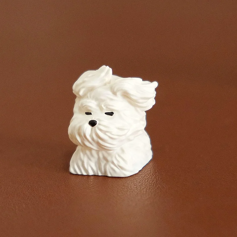 1pcs Stray Dog Personalized Theme Keycap 25mm Height Abs Class Resin Material Mechanical Keyboard Anime Cartoon Cute Game Keycap