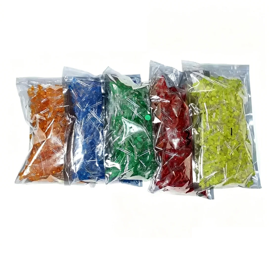 1000PCS 3mm Diffused Super Bright LED Green Orange Red Yellow Blue Light Emitting Diode Wholesale