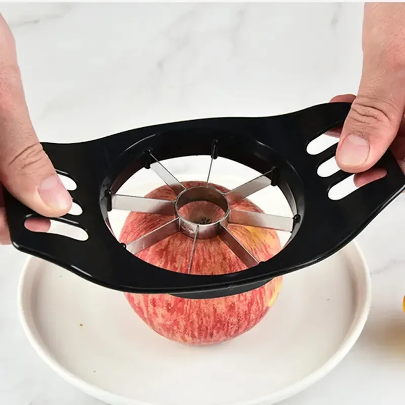 Creative Apple Slicer Divider, Reusable Apple Corer, Stainless Steel Fruit Slicer, Kitchen Gadgets, Kitchen Supplies