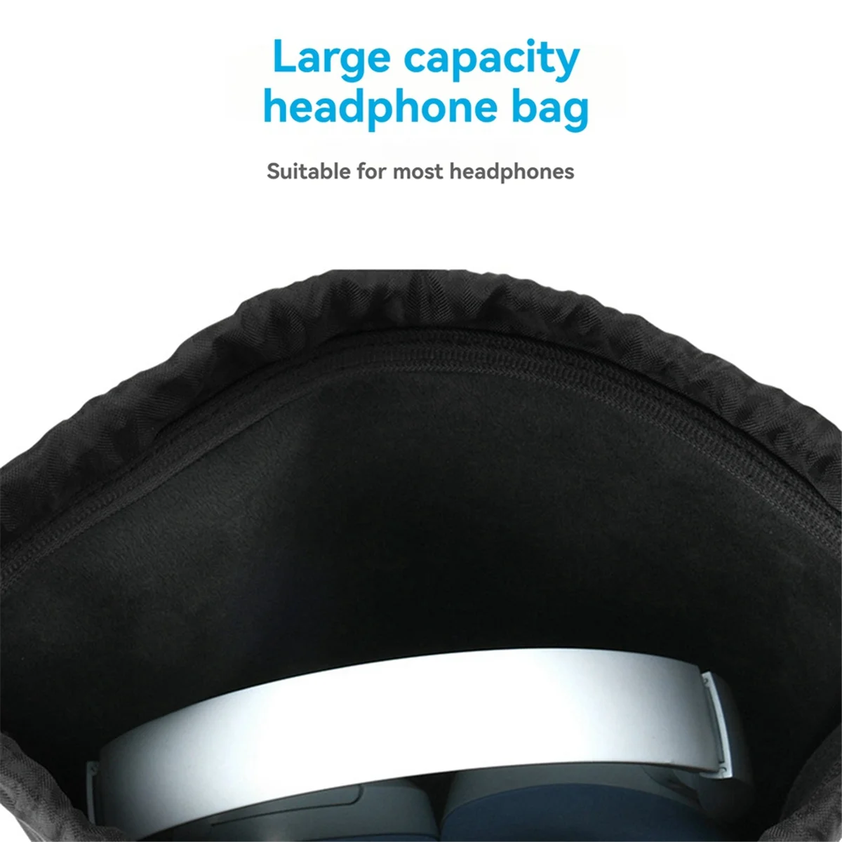 【سعر ساخن】حافظة تخزين واقية لسماعات الرأس لمنظم الجيب برباط لسماعات الرأس Apple AirPod Max Universal