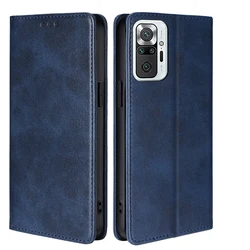 For Xiaomi Redmi Note 10 Pro Leather Flip Case Retro Magnetic Book Case for Redmi Note 10 9 Pro Max Lite 10T 10S 9S 9T Funda