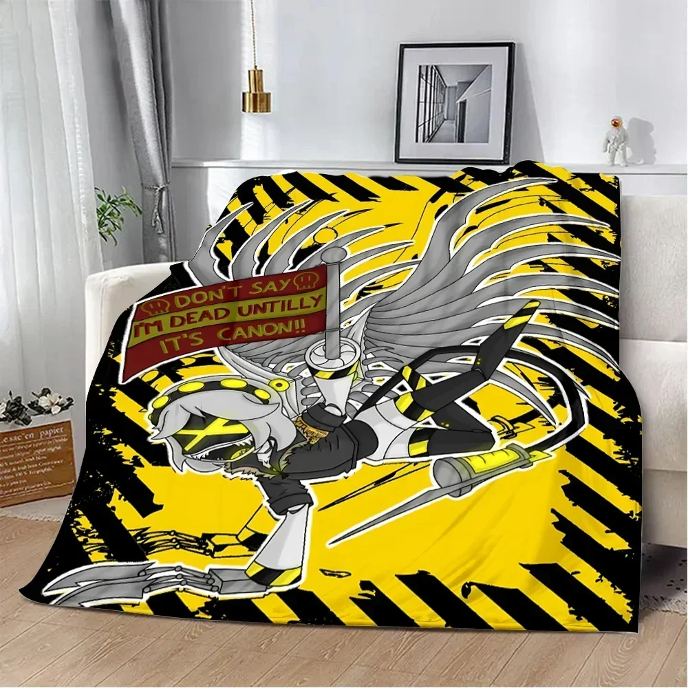 

Hot Game Murder Drones Printed Blanket Picnic Blankets Warm Blanket Soft and Comfortable Blanket Home Travel Birthday Gift