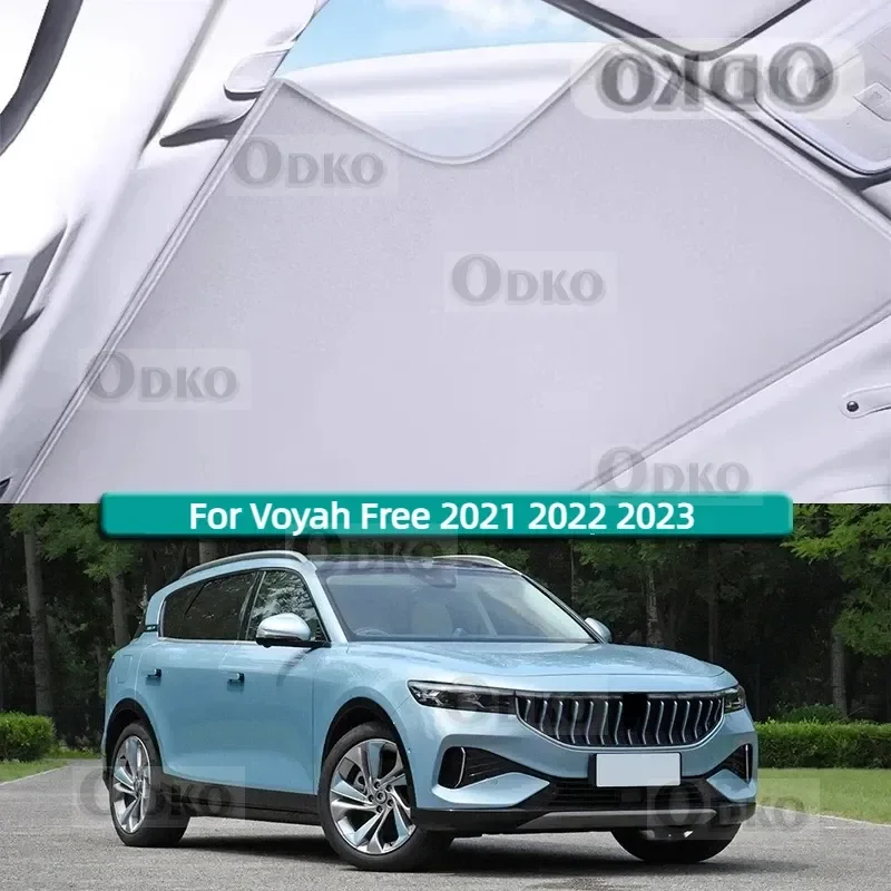 

Солнцезащитный козырек на крышу для Voyah Free 2021 2022 2023 2024, автомобильный электростатический адсорбционный солнцезащитный козырек на крыше, наклейка с затенением в крыше