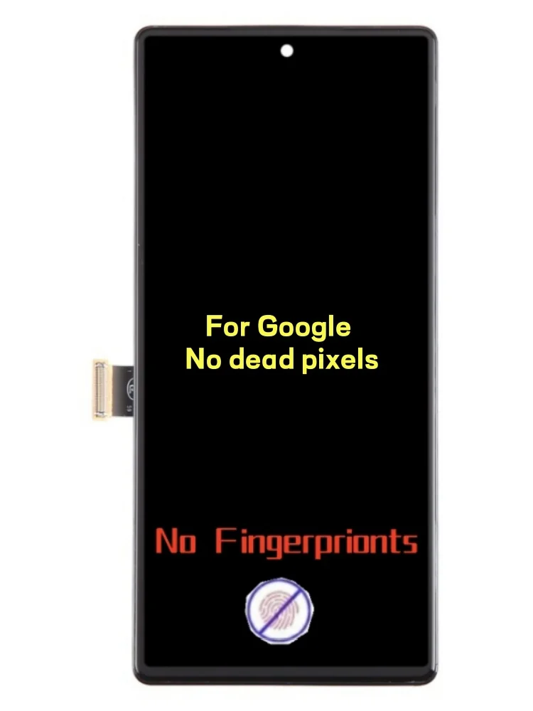 OLED For Google Pixel 6 Pro LCD with frame GB7N6, G9S9B16 Display Touch Screen For Google Pixel 6A display Digitizer Replacement