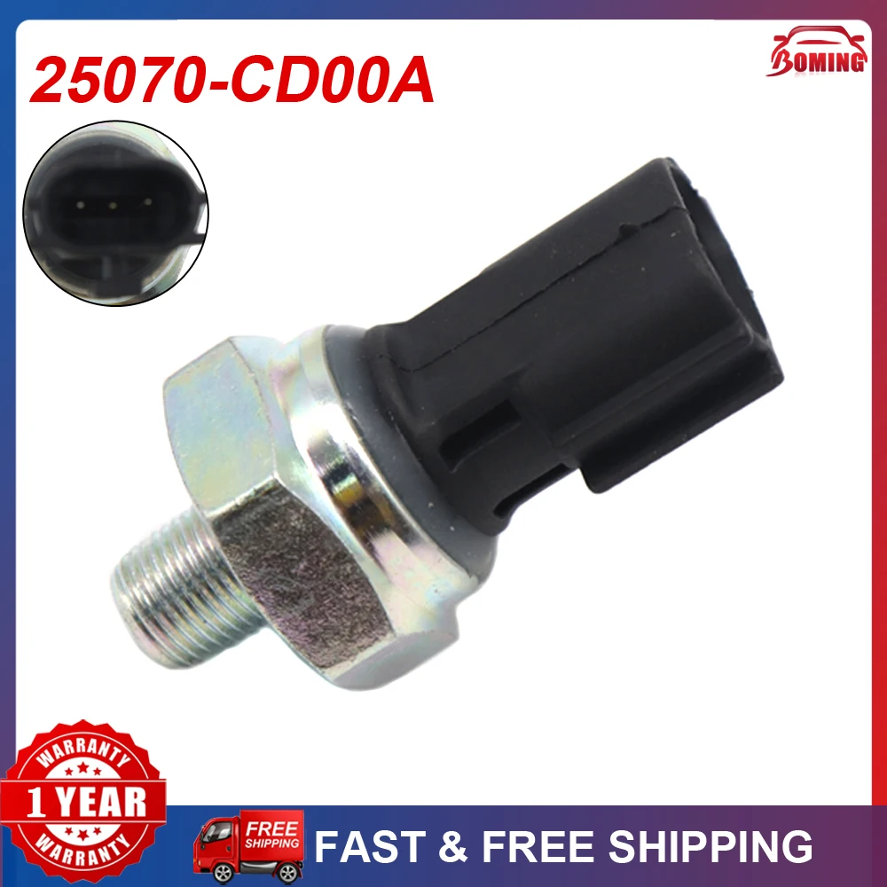 New Car Oil Pressure Sensor Switch 25070-CD00A For INFINITI QX56 NISSAN 350Z ALTIMA ARMADA FRONTIER GT-R 25070-CD000 25070CD00A