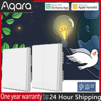 Aqara Wall Switch D1 Zigbee Smart Wireless Key Light Button Wifi Remote Control Aqara Opple Switch Support Mijia APP HomeKit