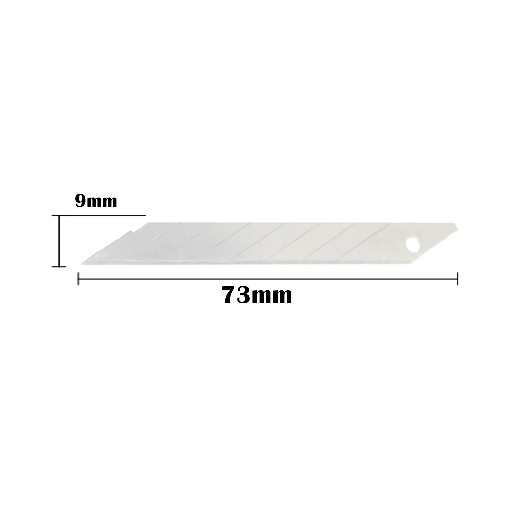 50/100pcs 9mm 30° Snap Off Carbon Steel Blades for OLFA Type Knife Cutter Car Wrap Paper Utility Knife Blade Car Accessories