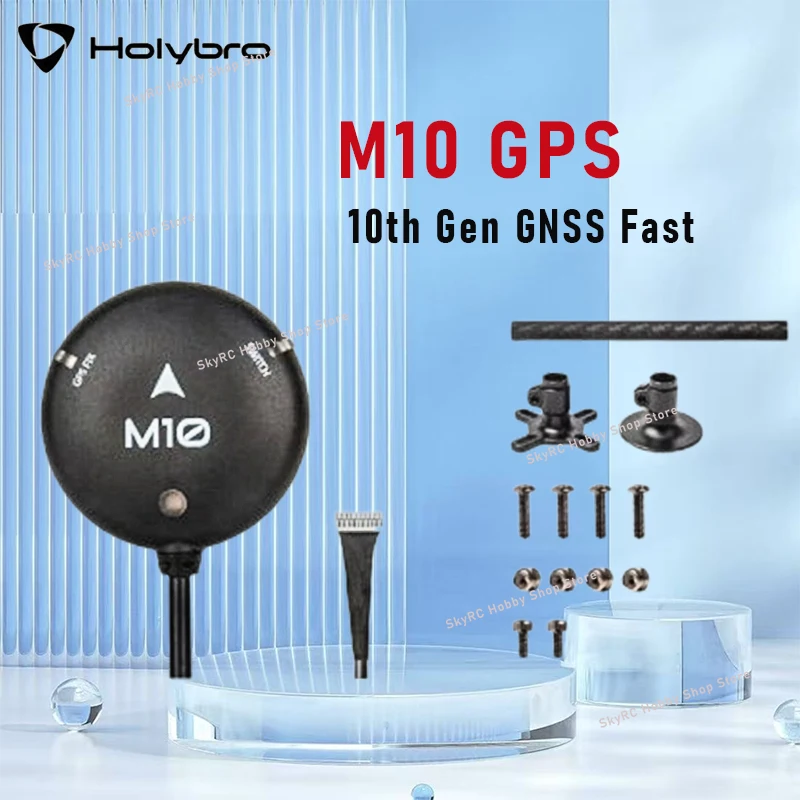 

M10 GPS со встроенным компасом IST8310, трехцветный светодиодный секундомер, звуковой сигнал, предохранительный выключатель, патч-антенна для радиоуправляемого мультиротора и самолета